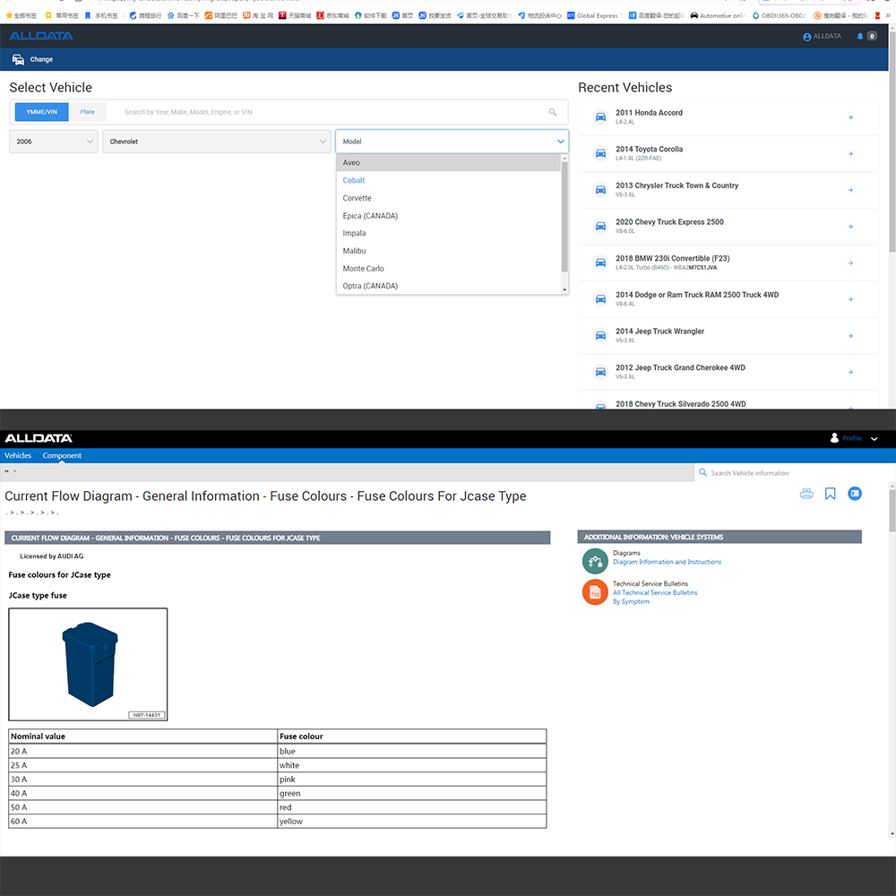 برنامج Alldata US 2026 النسخة  - مراجعة Workshop Tools Online وسعره