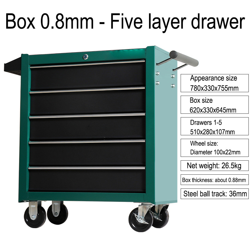 صندوق أدوات تخزين بخمسة أدراج  - مراجعة Tools Box For Workshop وسعره