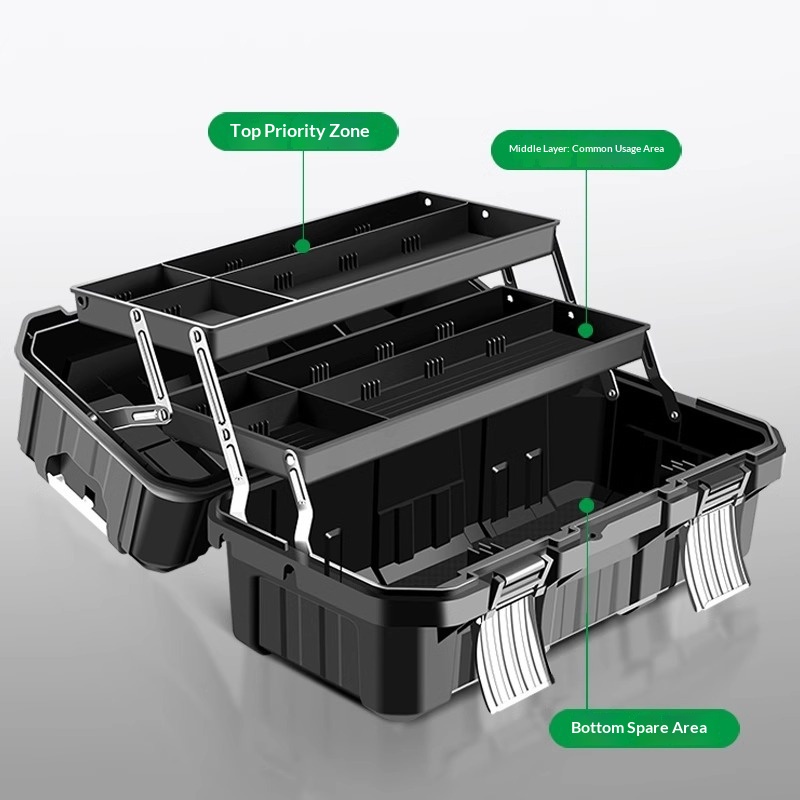 صندوق أدوات قابل للتكديس، حقيب - مراجعة Tools Box For Workshop وسعره