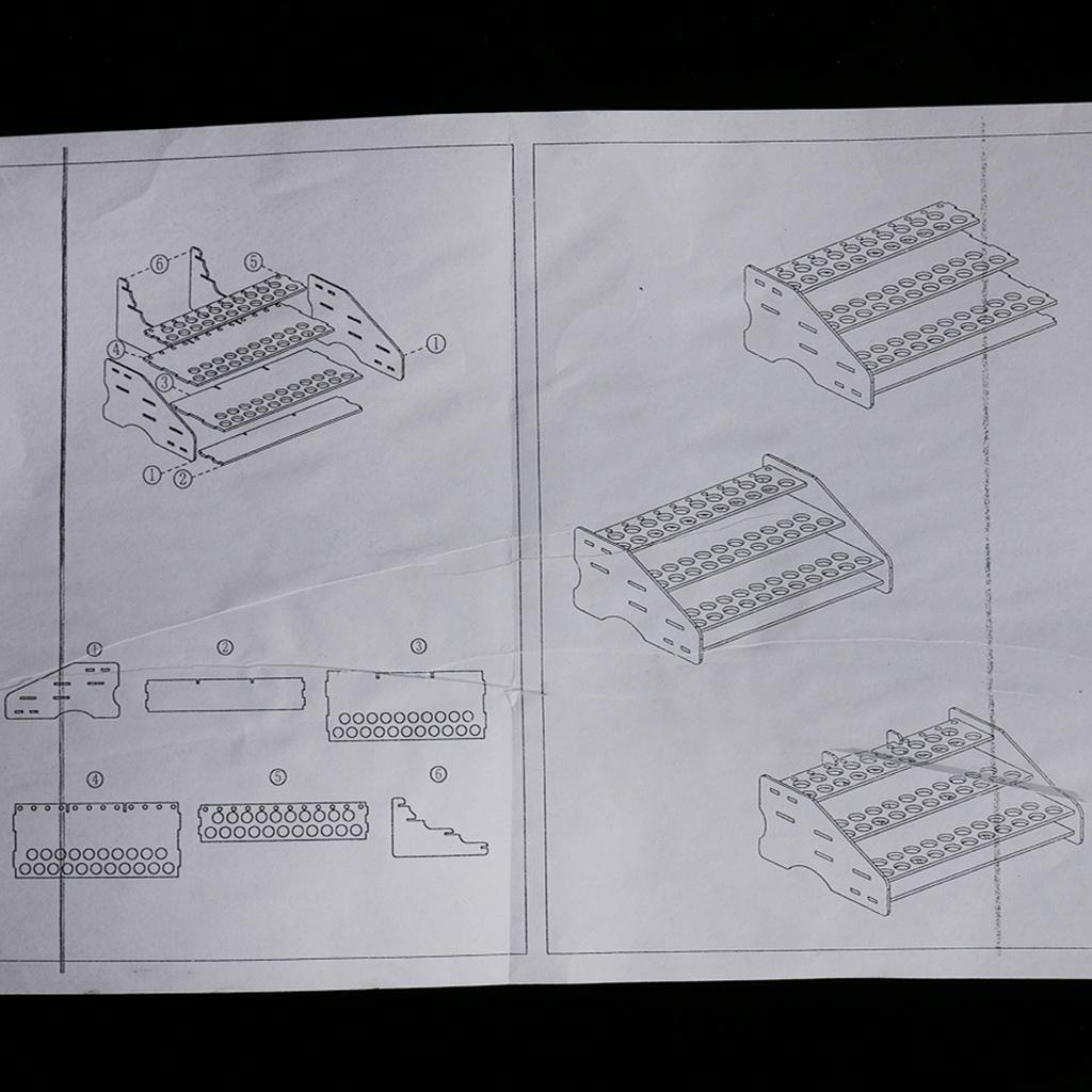 حامل طلاء خشبي متعدد الفتحات،  - مراجعة Workshop Tools Wood وسعره