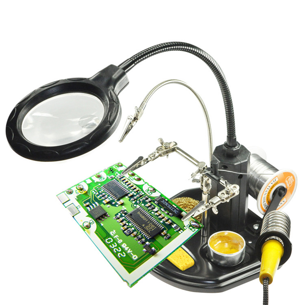 اليد لحام أداة PCB حامل الأسلح - مراجعة Welding Tools In Workshop وسعره